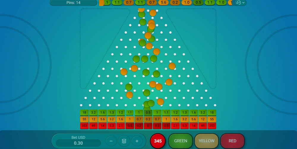 Slot Screen Plinko Game